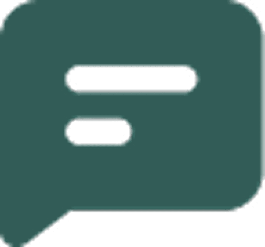 web dot icons message